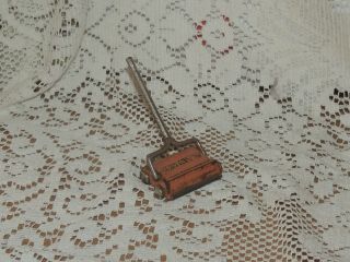 Old Cast Iron Sally Ann Toy Carpet Sweeper