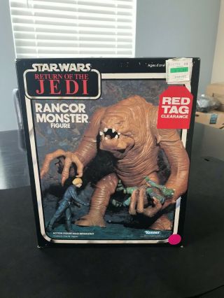 Vintage 1983 Kenner Star Wars Rotj Rancor Monster Misb Box