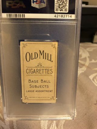 1909 - 11 TY COBB RED PORTRAIT - RARE Old Mill Back - PSA Authentic Altered - No Crease 3