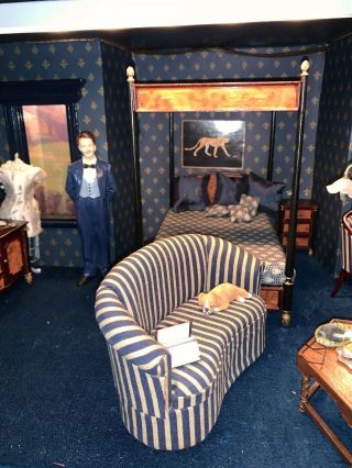 Vintage 80’s Diorama Room Box - Gangster Bride Suite BESPAQ DOLLHOUSE FURNITURE 5