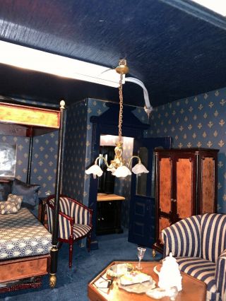 Vintage 80’s Diorama Room Box - Gangster Bride Suite BESPAQ DOLLHOUSE FURNITURE 7
