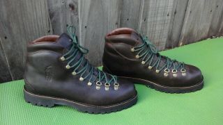 Vtg Polo By Ralph Lauren Mens Sz 11d Leather Heavy Duty Leather Hiking Boots