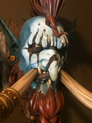 Lin Studios VOL JIN TROLL Life Size Bust Warcraft 1:1 Scale 63/150 Very Rare 6