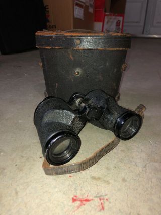 Vintage Ww Ii U.  S.  M.  C Binoculars Bausch & Lomb 6x30 World War Ii Military Rlb