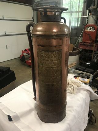 Rare Huge Vintage 5 Gallon Foamite Childs Corporation Fire Extinguisher
