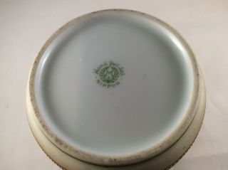 Antique or Vintage Tobacco Jar or Humidor & Lid w/ Indian,  Nippon (Green Mark) 5