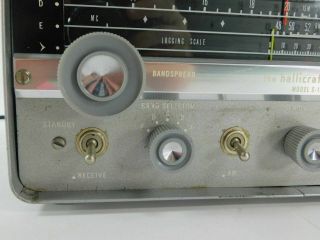 Hallicrafters S - 107 Mark II Vintage Tube Ham 2.  5 - 54MHz Radio Receiver SN 30332 3