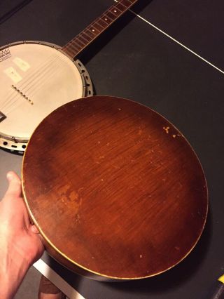 Vintage Resonator 5 String Banjo Unknown Maker? 8