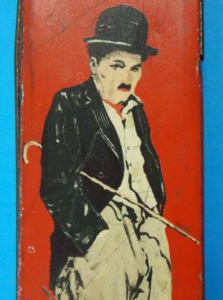 Charlie Chaplin Pencil Box 1924 With Pencils Canco Beaute Box 3