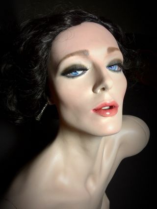 ROOTSTEIN Female Mannequin Full Lounging Realistic MADDY Glass Eyes & Teeth Vtg 9