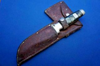 Vintage Case XX Knife and Axe combo Sheath 1940s Handles 3