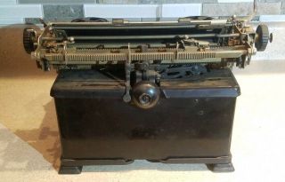 Antique Royal Typewriter Model 10 w/ Glass Windows,  vintage 6