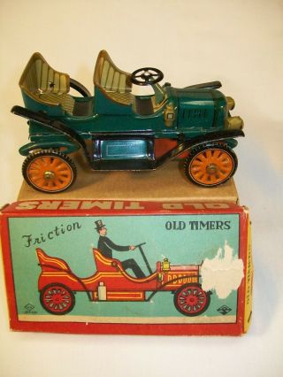 Vintage Japan Old Timers Tin Friction Car
