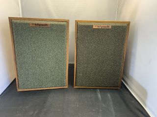 Klipsch KG1 Bookshelf Speakers (1 pair) - Vintage - Oak Cabinet 4