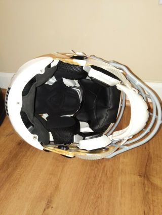 Notre Dame Rare Football Riddell Speed Flex Gold Helmet Game XL make offers 5