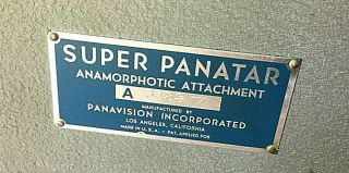 VTG PANATAR PANAVISION ANAMORPHOTIC ATTACHMENT ADJUSTABLE ANAMORPHIC LENS 5