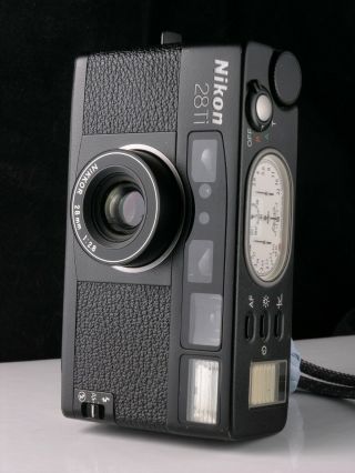 Rare Nikon 28ti Titanium Point - And - Shoot Film Compact Camera W/ 28mm F2.  8 Lens