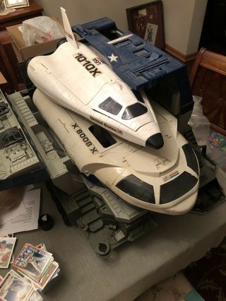 1987 GI Joe Space Shuttle Defiant Complex Crawler Rare,  Looks Complete 9