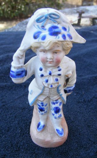 Vintage Bisque Figurine Figure Sculpture Short Pants