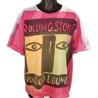Rolling Stones Voodoo Lounge Tour T Shirt Vintage 90s 1994 Tie Dye USA Size XL 2