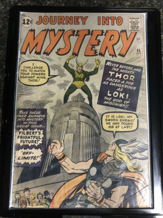 Marvel Loki 1st Appearance Journey Into Mystery 85 Vintage Comic Book