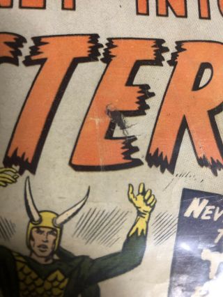 MARVEL Loki 1st Appearance Journey Into Mystery 85 Vintage Comic Book 2