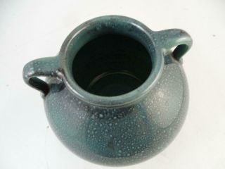 Antique Art Pottery Table Vase Arts & Crafts Zanesville Vintage Handled Old 5.  5 