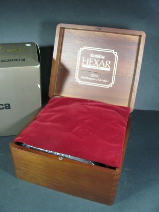 Rare Film Camera KONICA HEXAR 24k Gold 120 Year Edition Limited AF 35mm f2 11