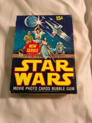 Rare 1977 Topps Star Wars Series 2 36 Wax Packs Han Solo Leia Luke