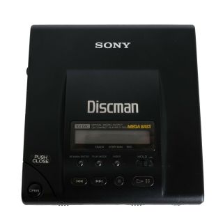 Sony Discman D - 303 1bit Dac Cd Compact Player Mega Bass Vintage Japan