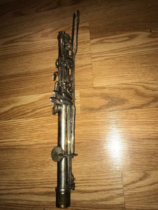 vintage metal bass clarinet,  newly overhauled,  plays amazingly 6