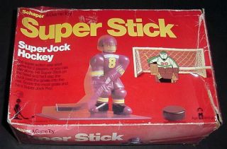 1976 Schaper Jock Toy Stick Hockey Game Gc