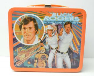 Buck Rogers Metal Lunchbox,  Thermos Vintage Aladdin 1979