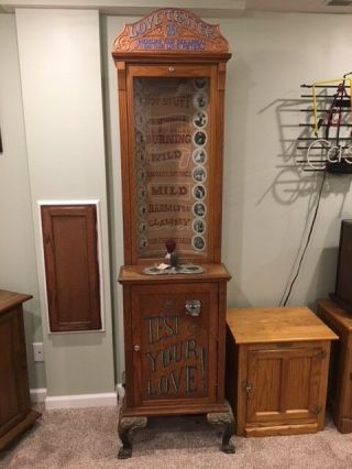 Vintage Love Tester Arcade Machine