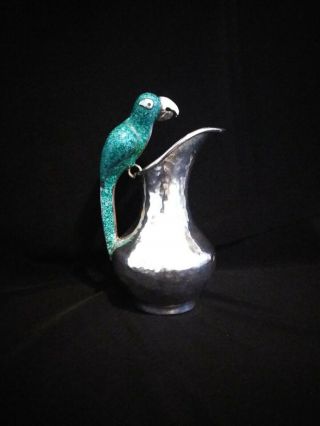 Awesome Vintage Emilia Los Castillo Parrot Pitcher