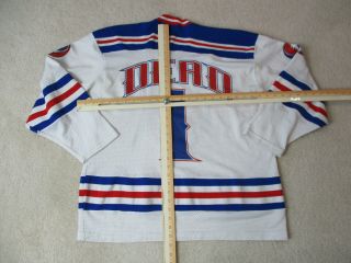 VINTAGE Grateful Dead Hockey Jersey Adult Extra Large White Concert Tour 90s 7