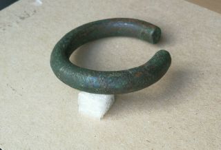 Ancient Viking bronze very fat bracelet.  REALLY RARE TYPE 3