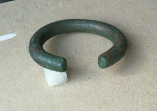 Ancient Viking bronze very fat bracelet.  REALLY RARE TYPE 4