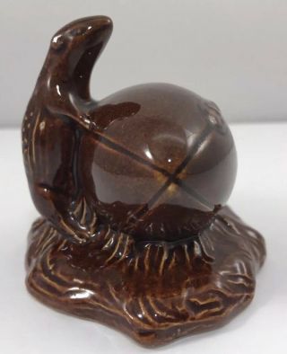 Red Wing Pottery Gopher on a Football Marked on Bottom Vintage 1939 Minnesota 3