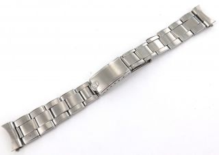 . 1951 Rare Rolex 17mm Sprung Riveted S/steel Oyster Bracelet,  2 X 51 Ep 