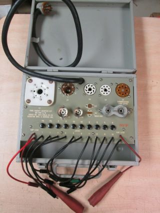 Vintage Mx 949 A/u Tube Tester Adapter