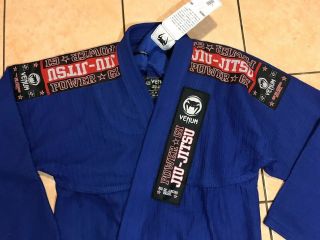 Vintage Kimono Jiu Jitsu Venum Power GI Blue Uniform A3 4