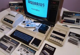 Mattel Aquarius Vintage Computer System W/ Printer Recorder 16k Memory