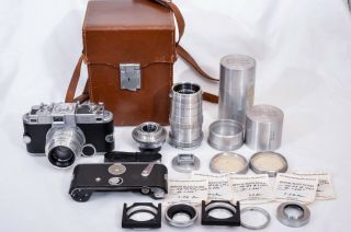 Vintage Kodak Ektra Camera W/ Ektar 50mm 1.  9,  Ektar 35mm F3.  3,  Ektar 135mm F3.  8