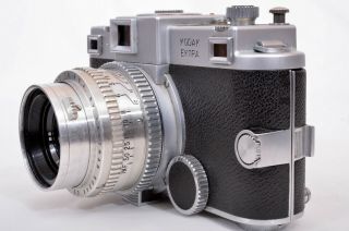 Vintage Kodak Ektra Camera W/ Ektar 50mm 1.  9,  Ektar 35mm F3.  3,  Ektar 135mm F3.  8 5