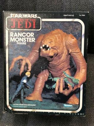 Vintage 1983 Kenner Star Wars Rotj Rancor Monster Misb Piece