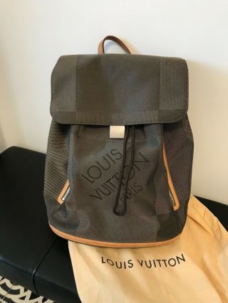 Louis Vuitton Pioneer Damier Geant Canvas Backpack Authentic Rare