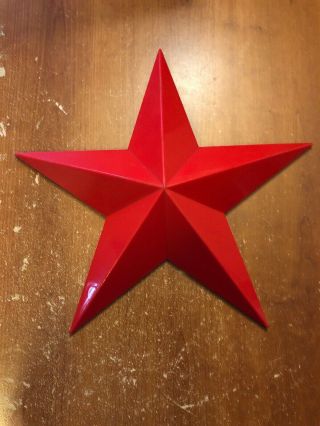 Vintage Texaco Red Plastic Star