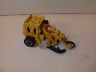 Vintage 1971 Mattel Chopcycles Rage Coach W/ Rider And Claw - Rare