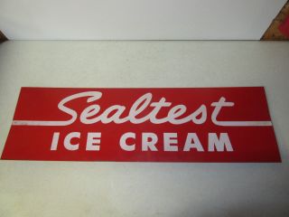 Vintage Sealtest Ice Cream Sign